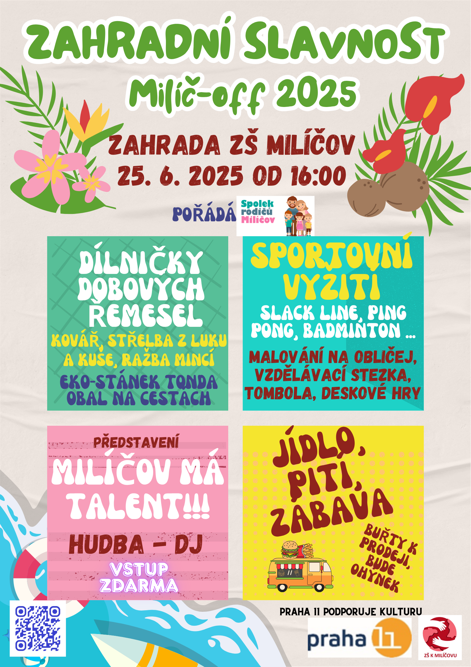 Pozvánka na zahradní slavnost