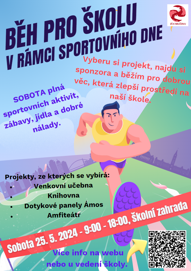 Leták Běhu pro školu